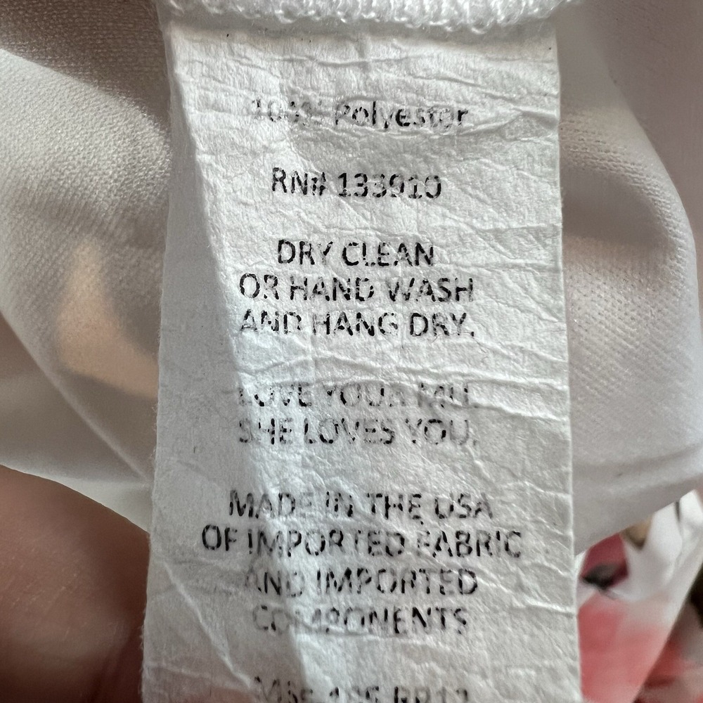 Show Me Your Mumu Runaway Mini Dress Rose Print Semi Sheer Size M - Picture 8 of 9